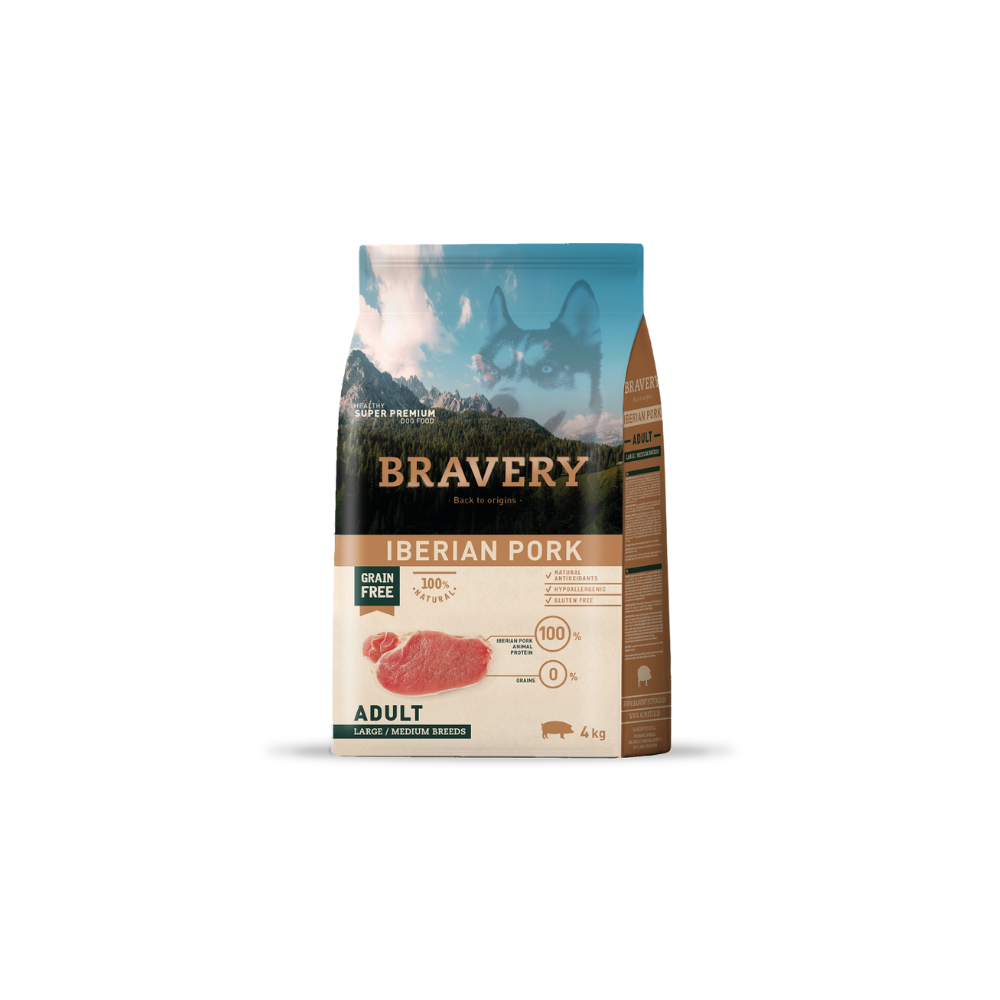 Bravery Iberian Pork Adult Large/Medium Breeds