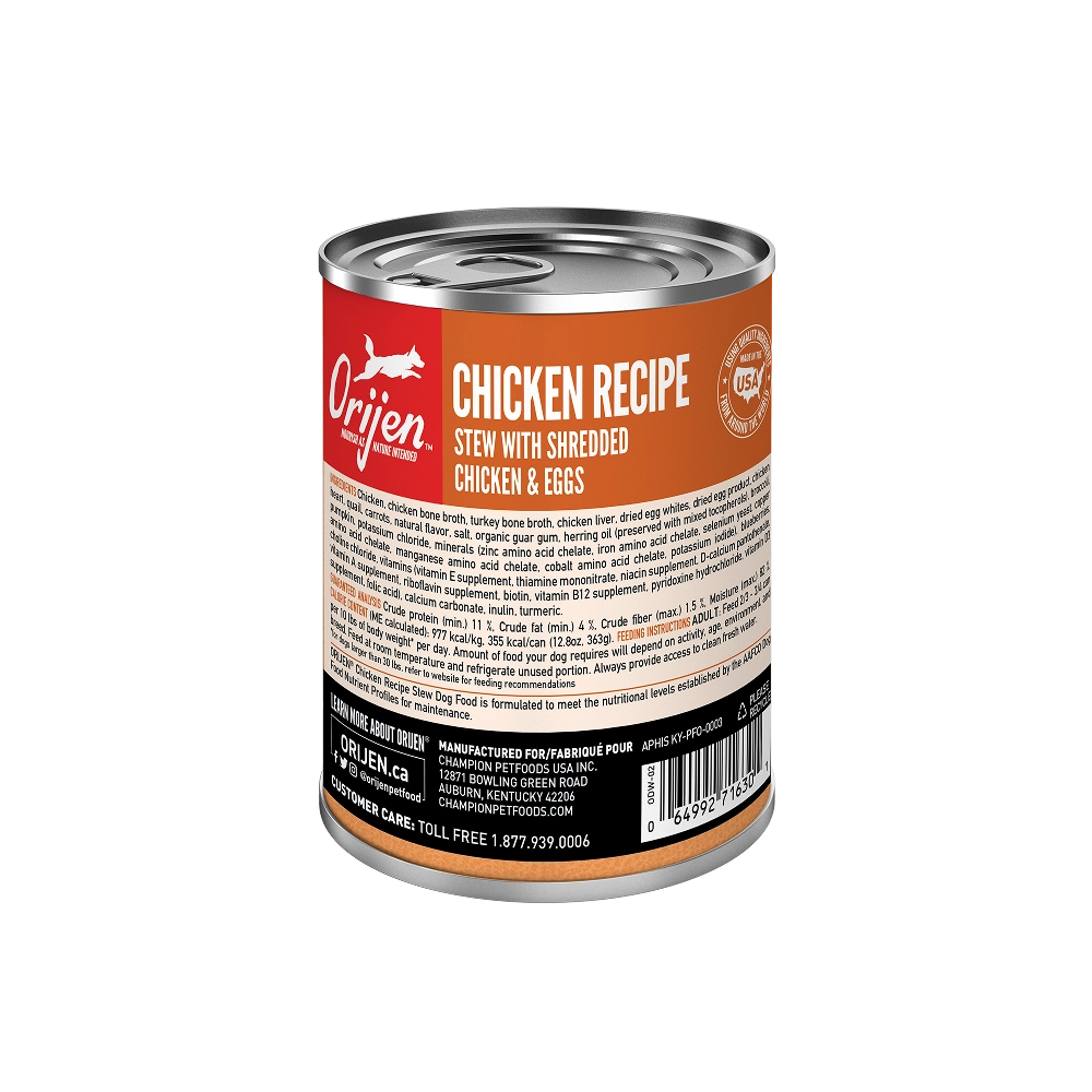 Orijen Lata Húmedo Chicken Stew para Perro