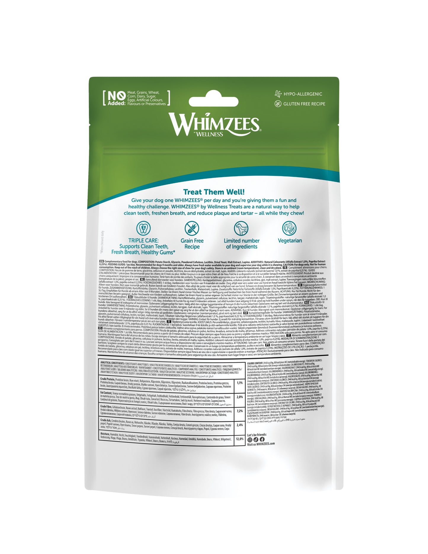 Snack Dental Whimzees Stix M 7 uns