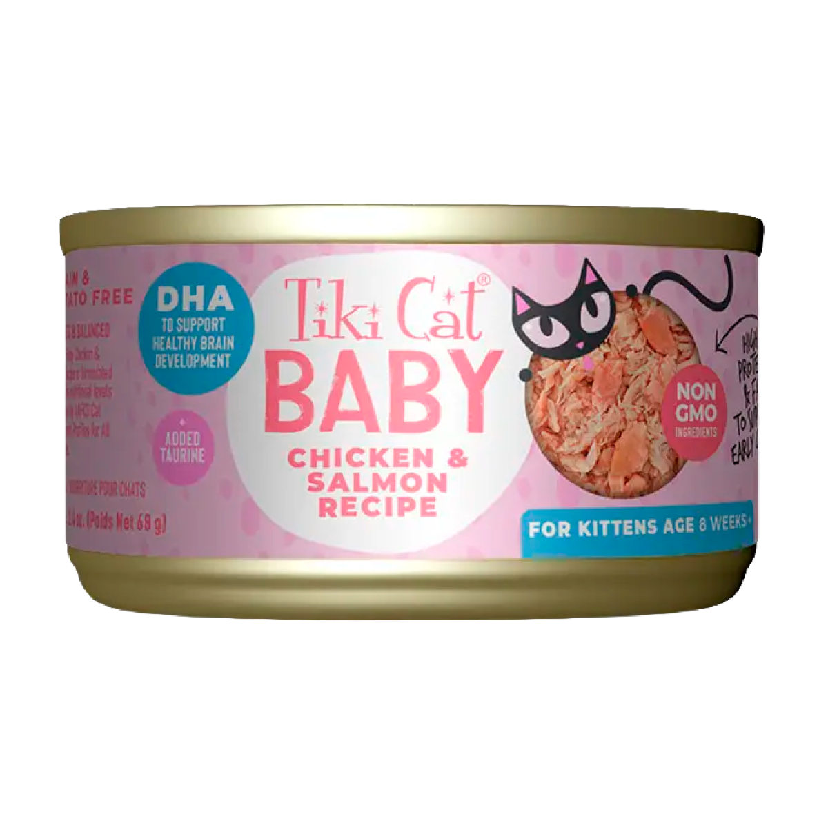 Tiki Cat Lata Baby Whole Foods Chicken & Salmon 70gr