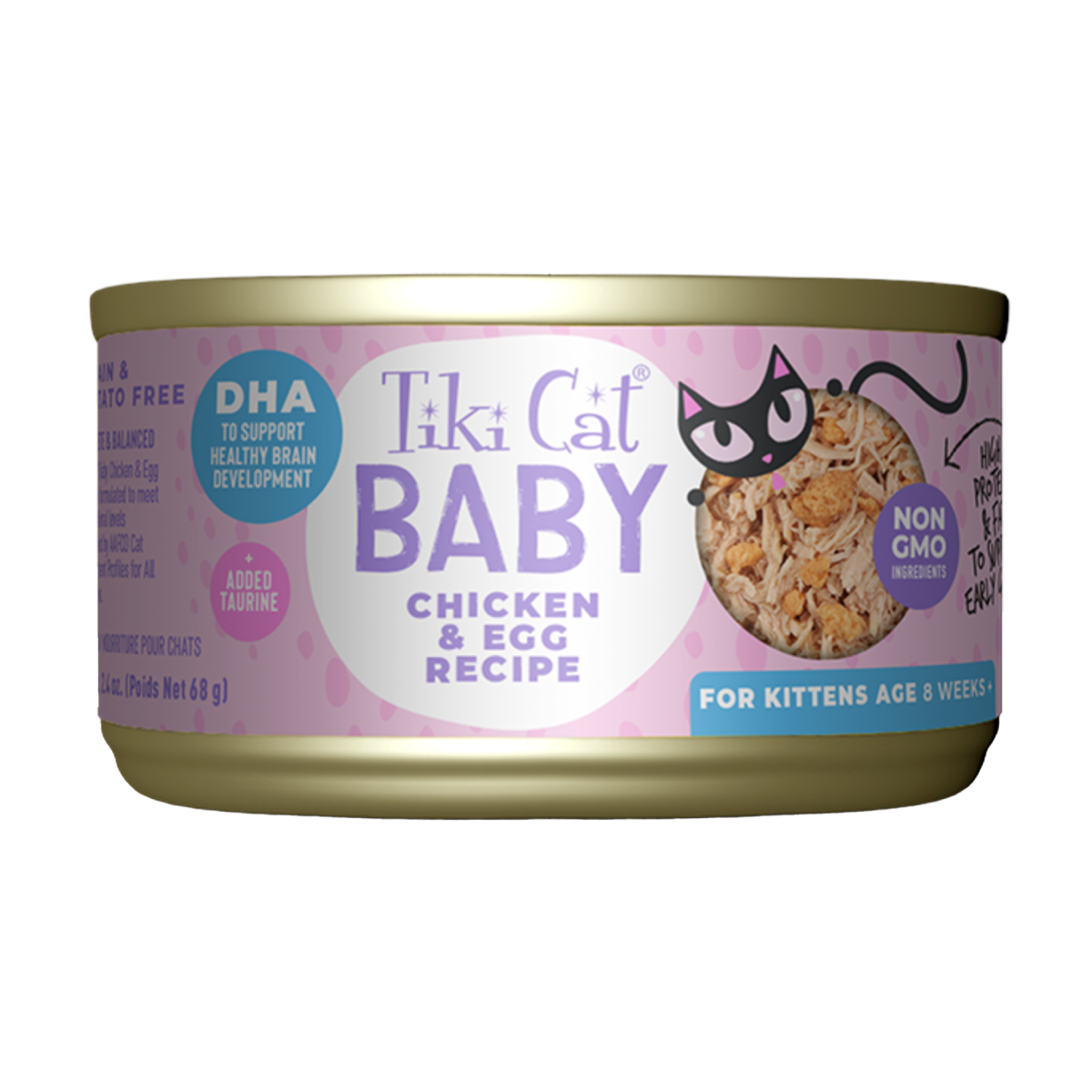 Tiki Cat Lata Baby Whole Foods Chicken & Egg 70gr