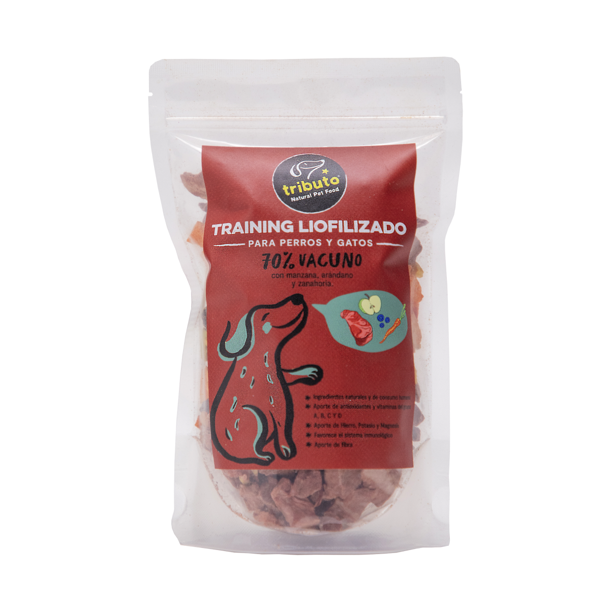 Trainning Snack Tributo Mix Corazón de Vacuno