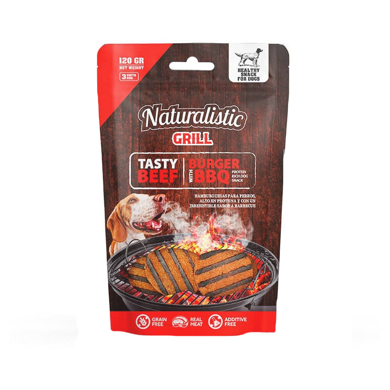 Naturalistic Grill Tasty Beef Burger BBQ 120gr