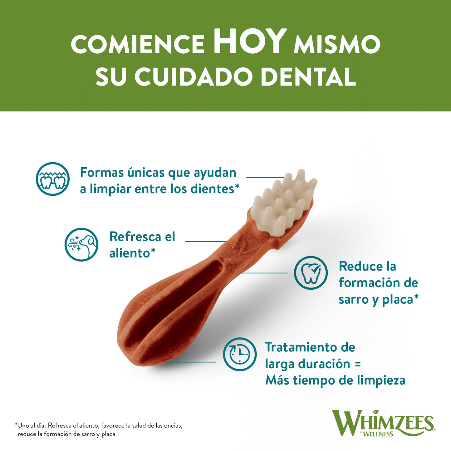 Snack Dental Whimzees Toothbrush M 7 uns