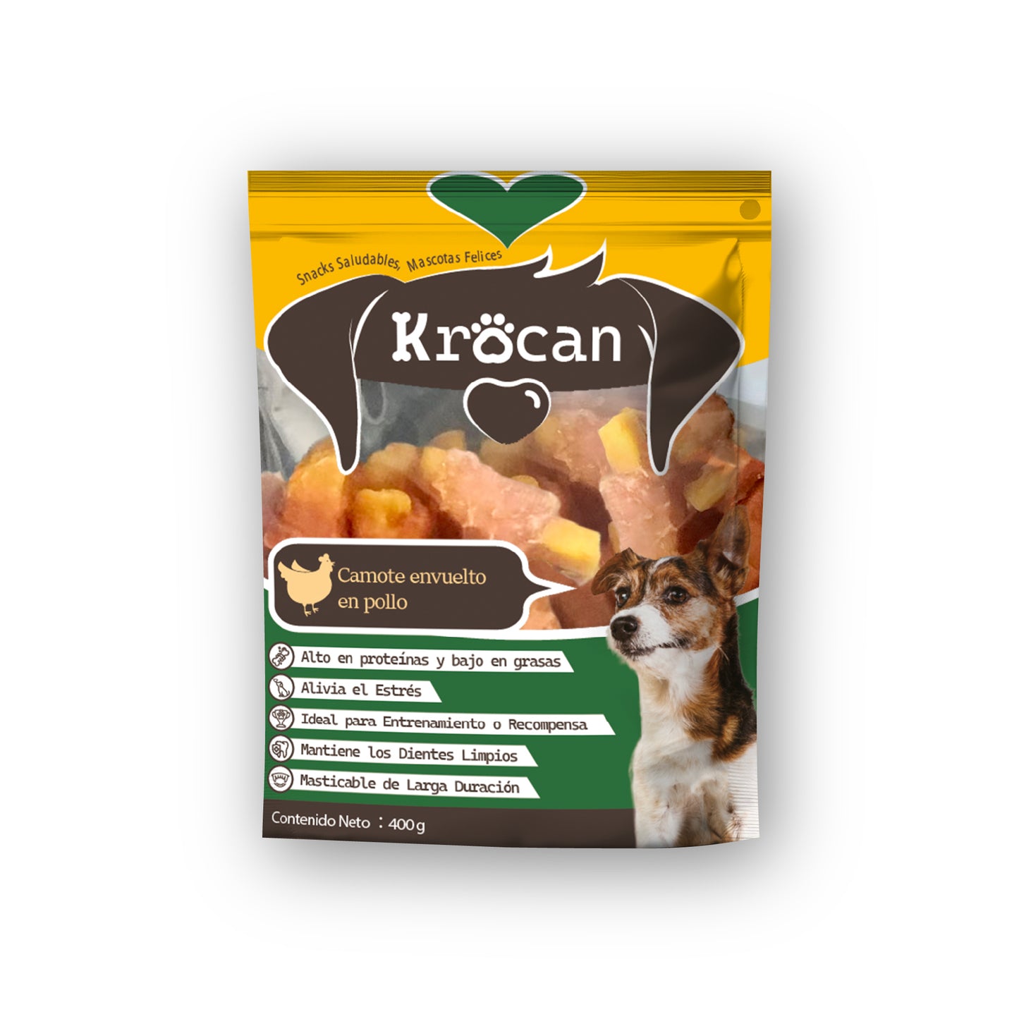 Krocan Camote envuelto en pollo 400 g