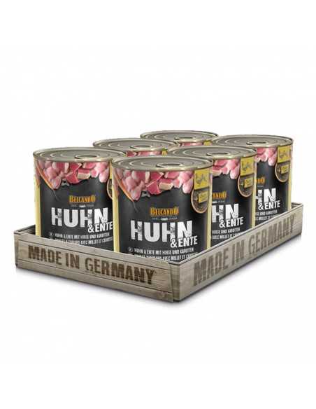 Belcando Latas Pollo con Pato Mijo Zanahoria 800 gr X 6 unidades