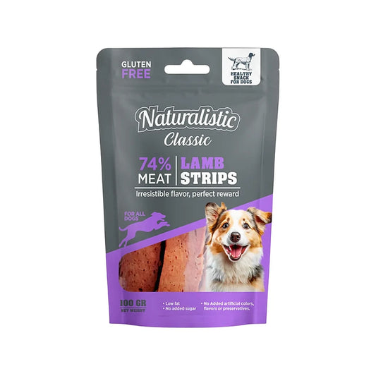 Naturalistic Classic Lamb Strips 100gr