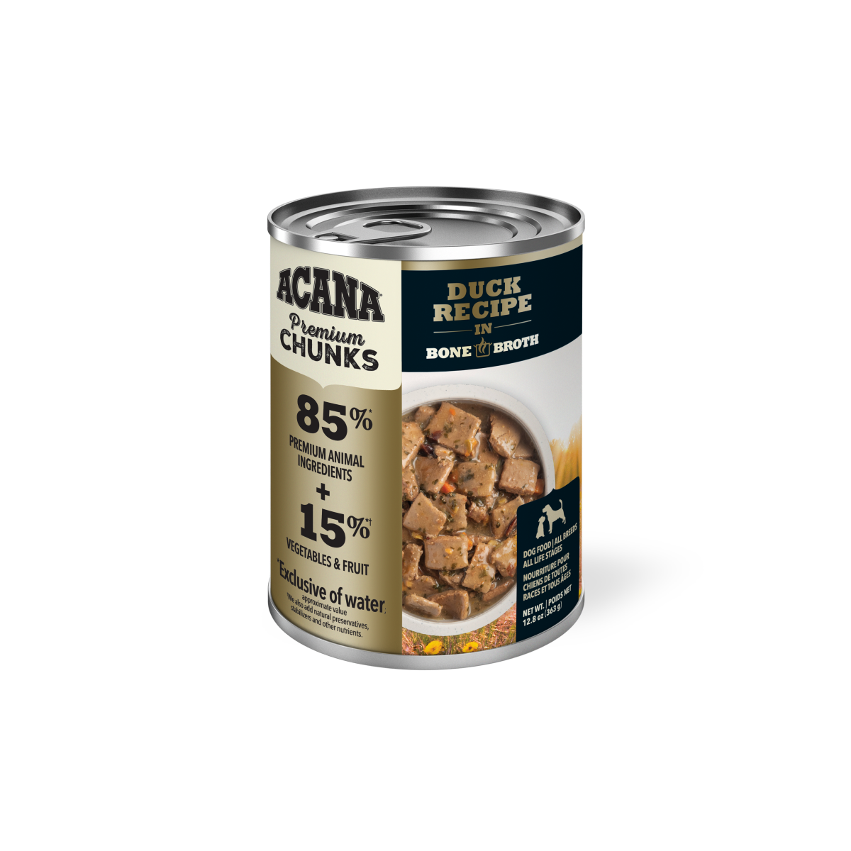 Acana Lata Húmedo Premium Chunks Duck para Perro