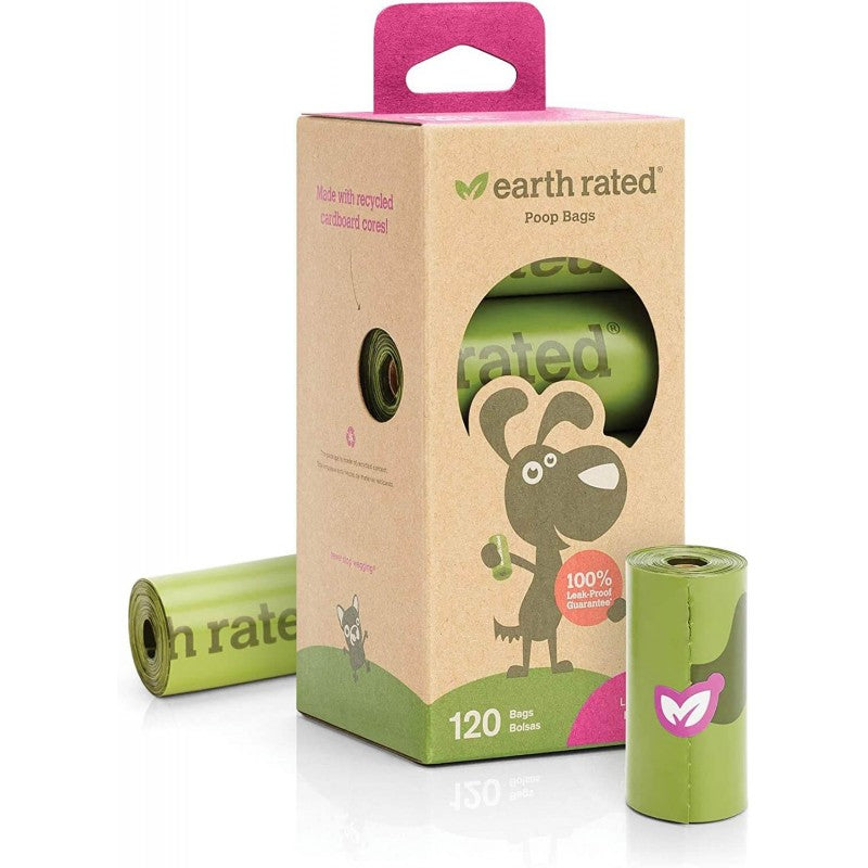 Earth Rated Rollos de recarga (8 uds. 120 bolsas de 33x22 cm)