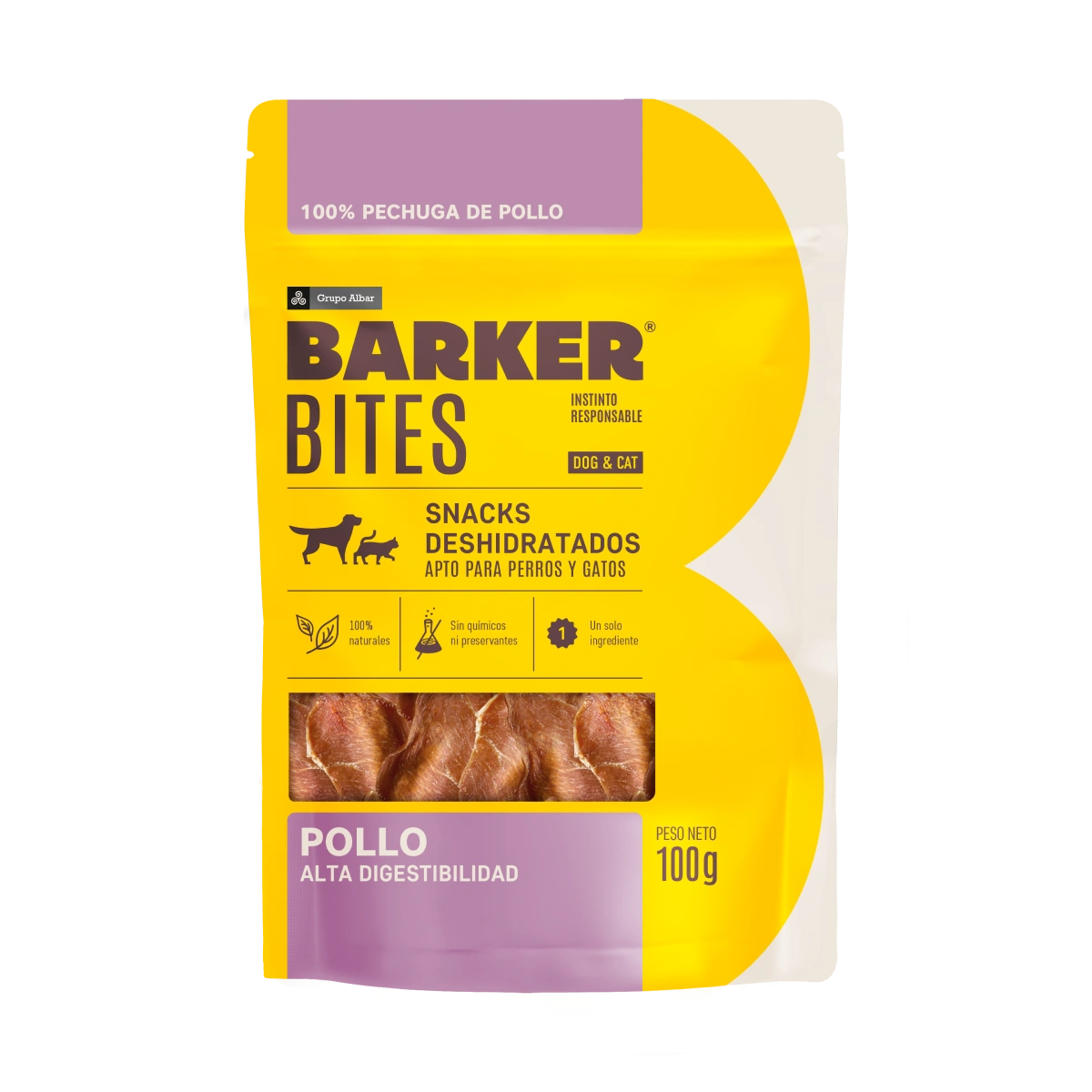 Barker Bites de Pollo 100g