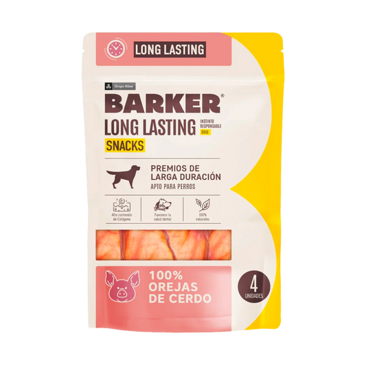Barker Long Lasting Snacks Orejas de Cerdo 4uds