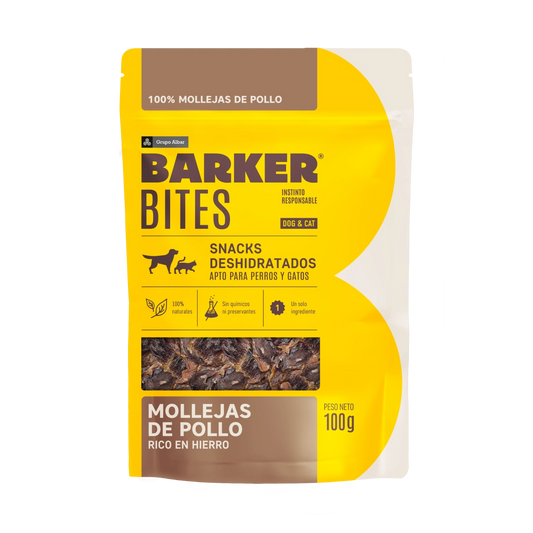 Barker Bites Mollejas de Pollo 100g