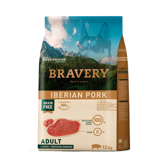 Bravery Iberian Pork Adult Large/Medium Breeds