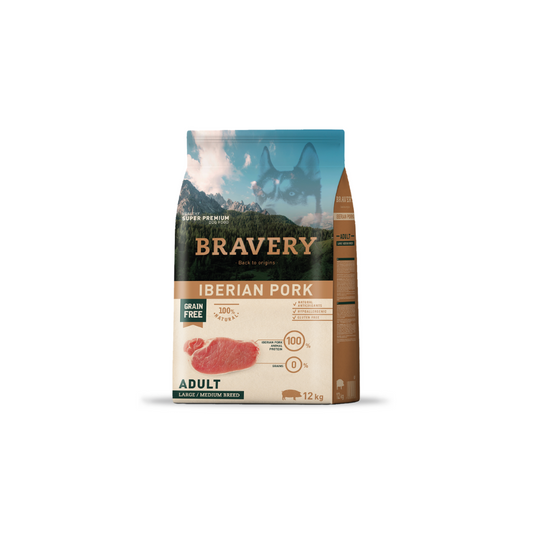 Bravery Iberian Pork Adult Large/Medium Breeds