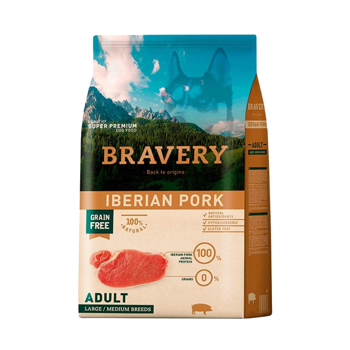 Bravery Iberian Pork Adult Large/Medium Breeds
