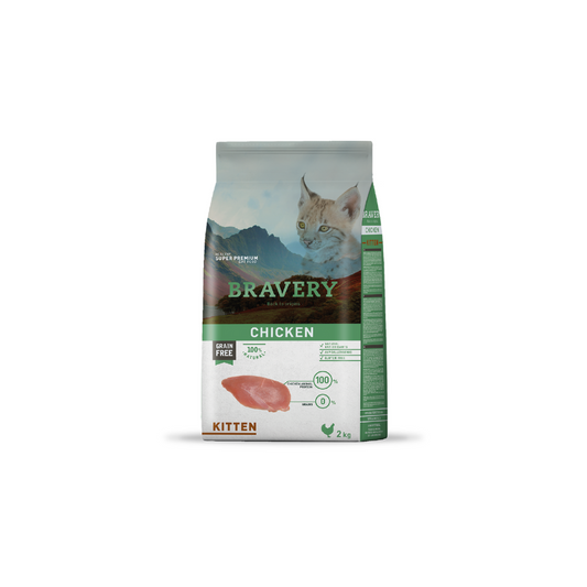 Bravery Chicken Kitten 2KG