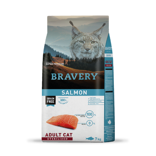 Bravery Salmon Adult Cat Sterilized 7kg