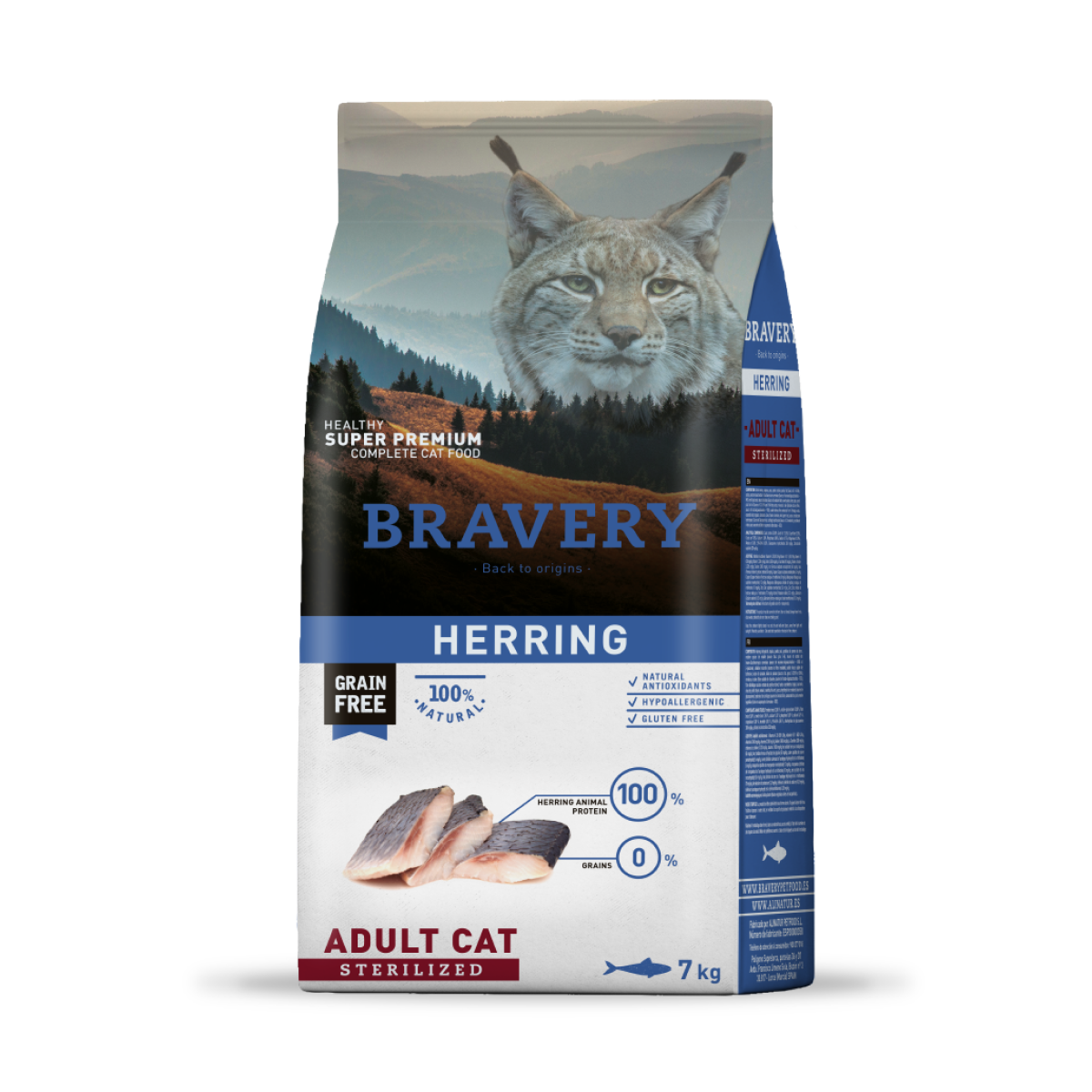 Bravery Herring Adult Cat Sterilized 7kg