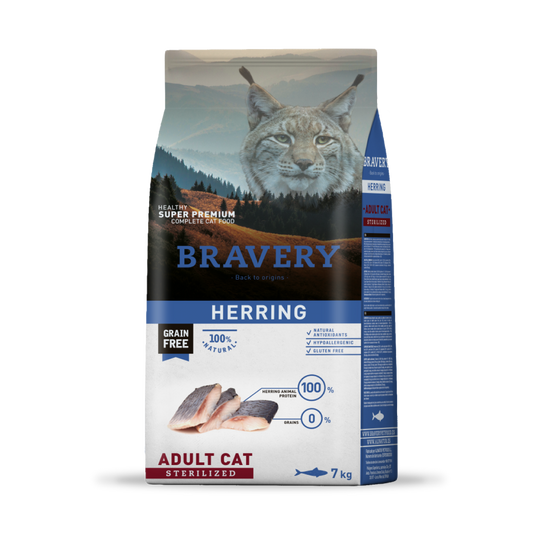 Bravery Herring Adult Cat Sterilized 7kg