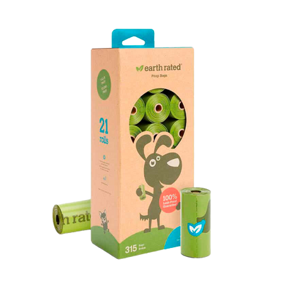 Earth Rated Rollos de recarga (21 uds. 315 bolsas de 33x22,8 cm)