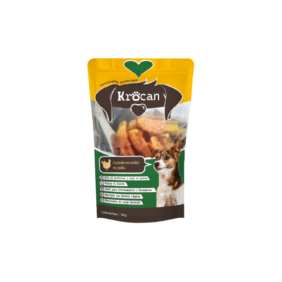 Krocan Camote envuelto en pollo 100 g