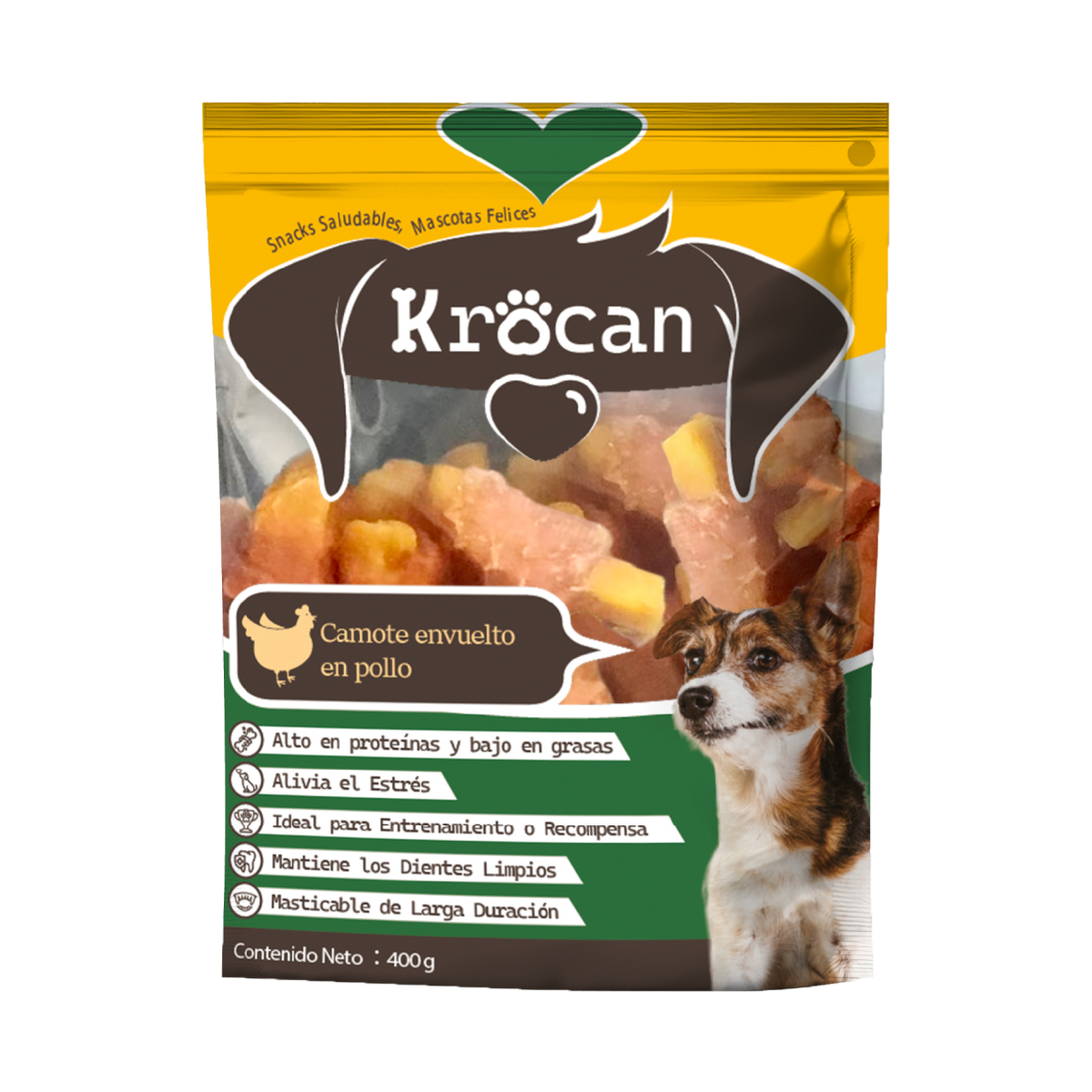 Krocan Camote envuelto en pollo 400 g