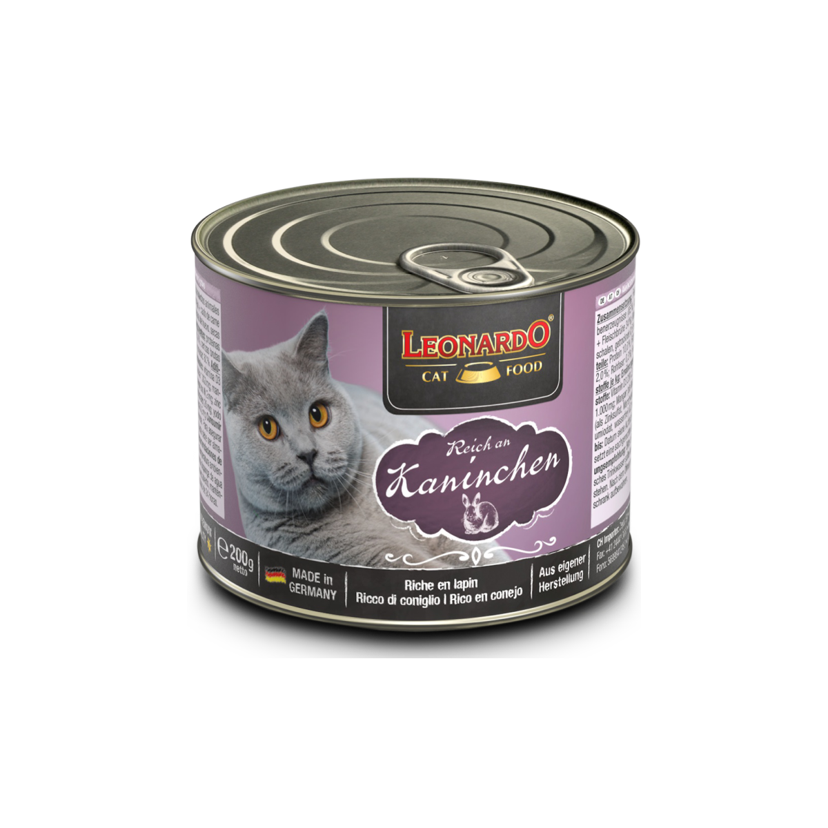 Leonardo Lata Quality Selección Conejo 200 g