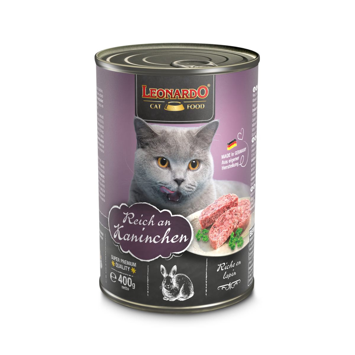 Leonardo Lata Quality Selección Conejo 400 g