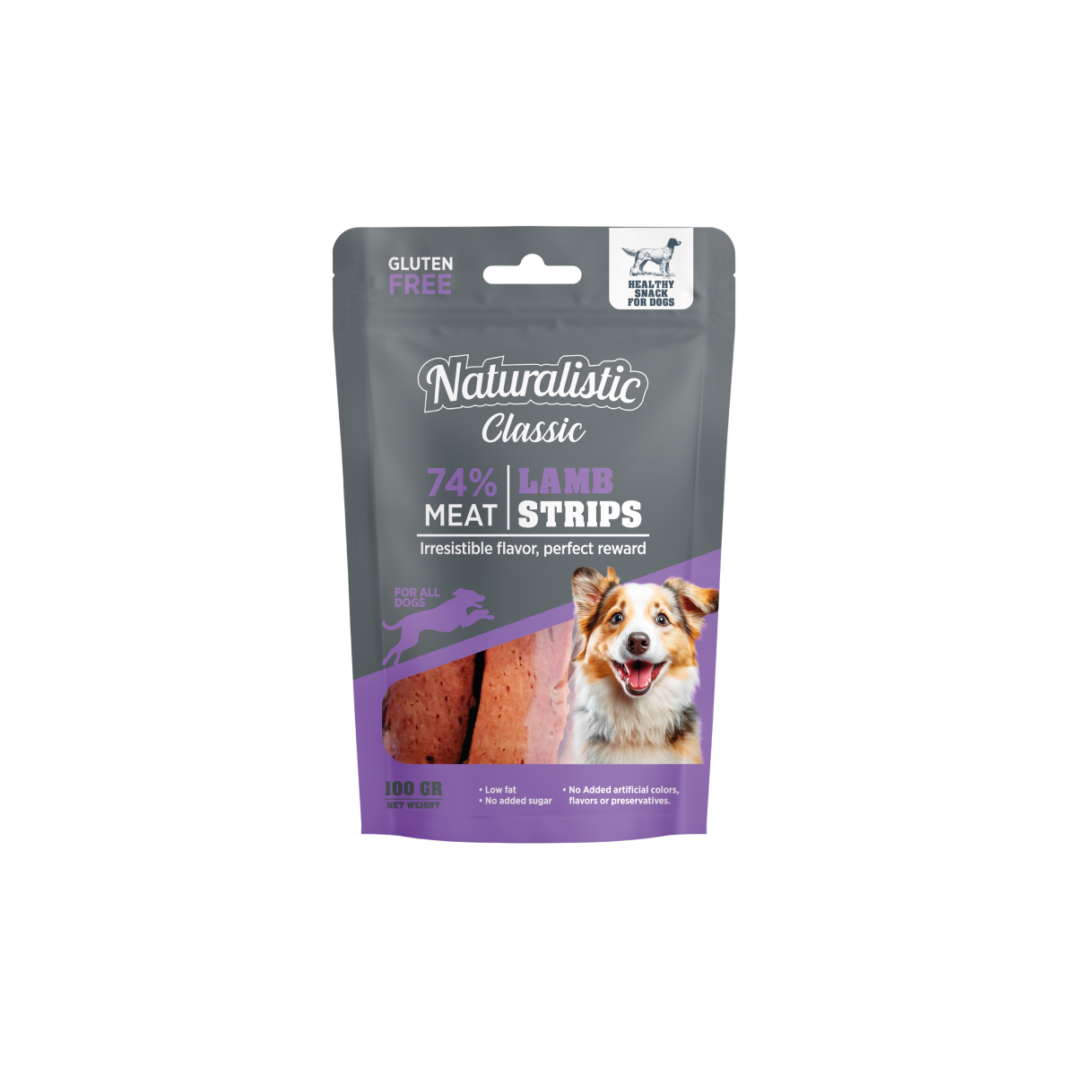 Naturalistic Classic Lamb Strips 100gr