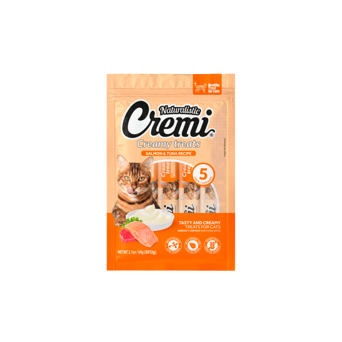 Naturalistic Cremi Receta Salmón y Atún