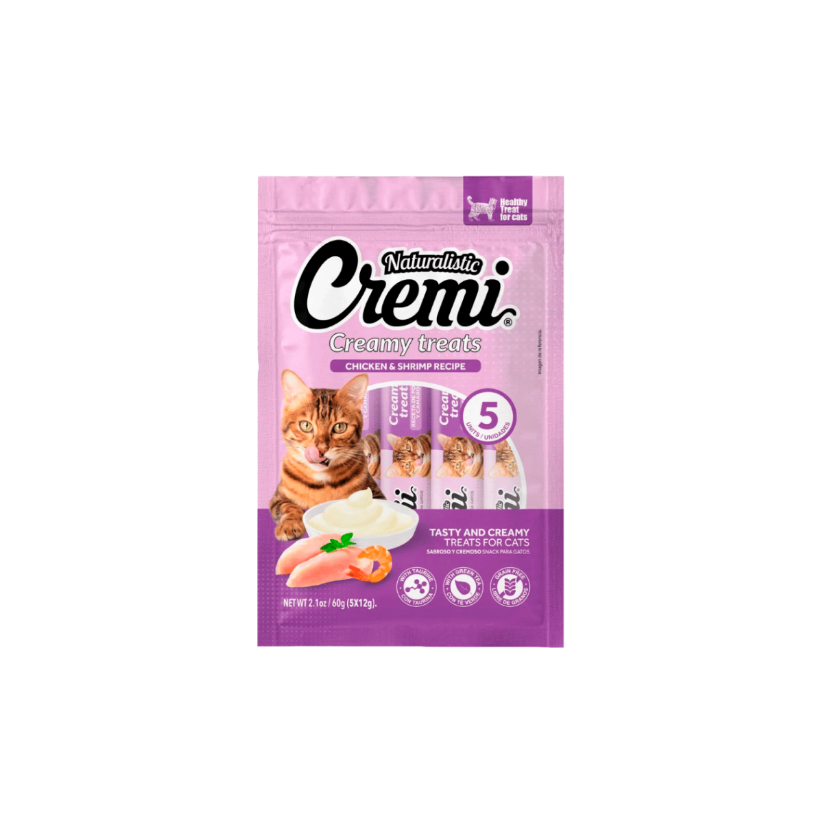 Naturalistic Cremi Receta Pollo y Camarón