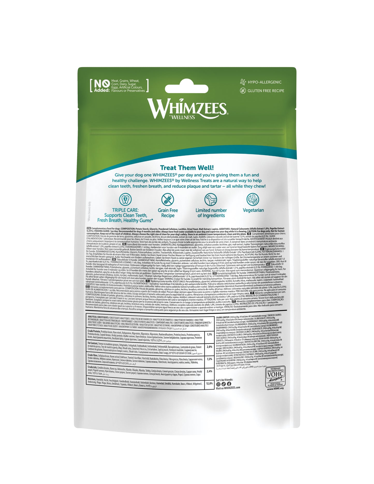 Snack Dental Whimzees Toothbrush S 14 uns