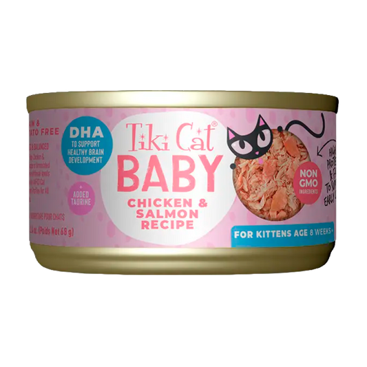 Tiki Cat Lata Baby Whole Foods Chicken & Salmon 70gr