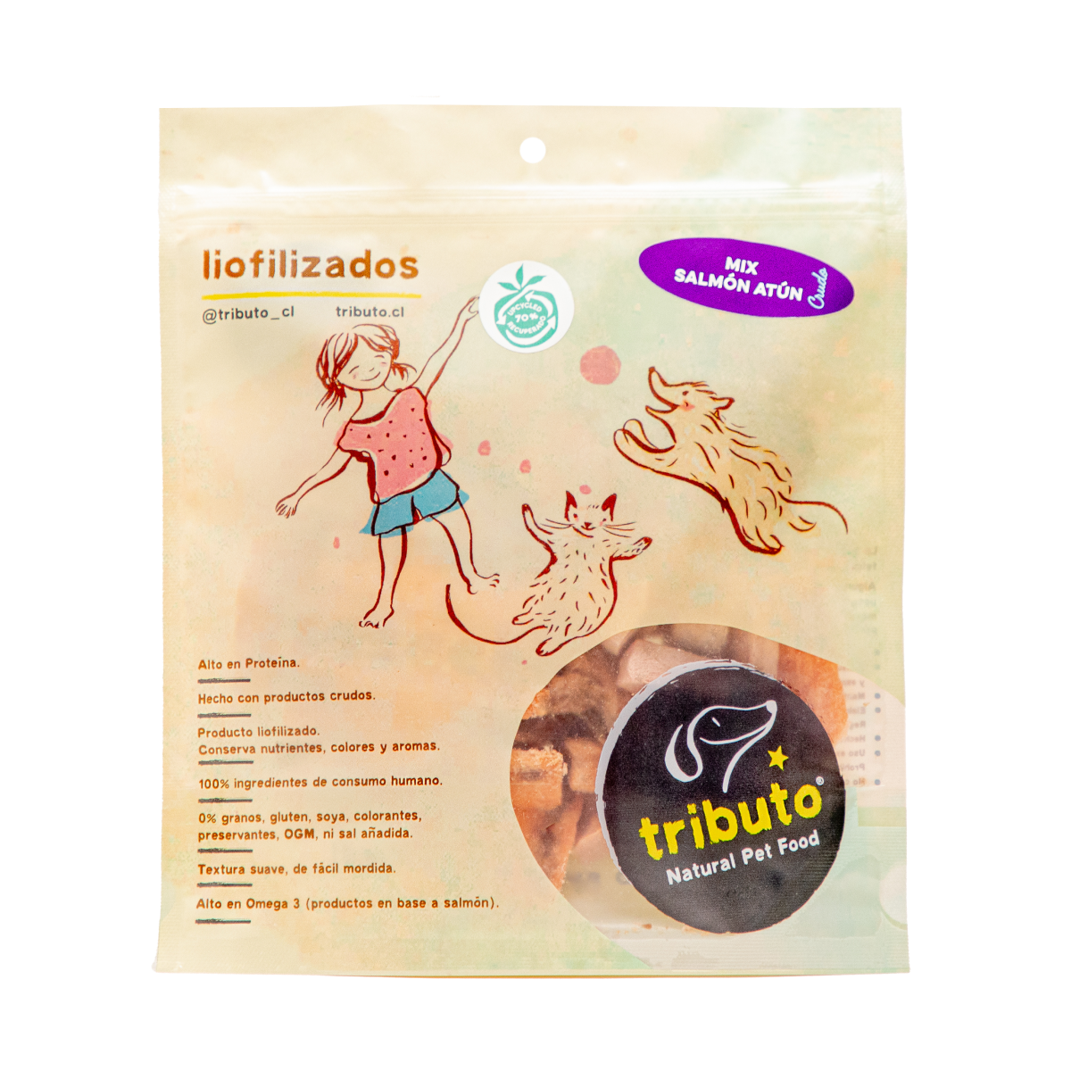 Snack Tributo Crudo Mix Salmón Atún