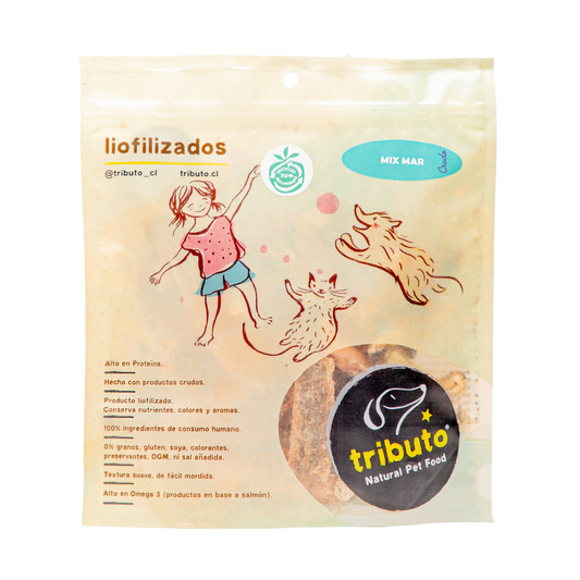 Snack Tributo Crudo Mix Mar (Salmón y Choritos)