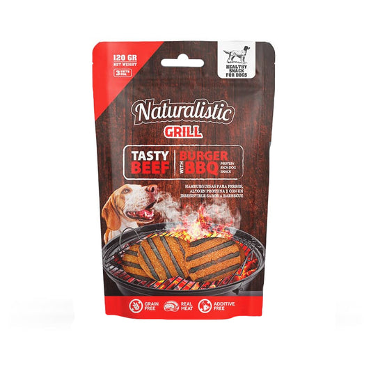 Naturalistic Grill Tasty Beef Burger BBQ 120gr