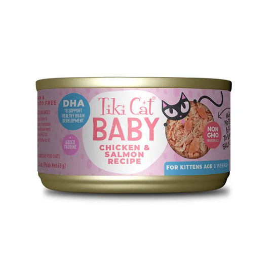 Tiki Cat Lata Baby Whole Foods Chicken & Salmon 70gr