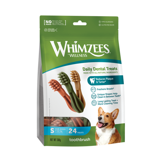 Snack Dental Whimzees Toothbrush S 24 uds.