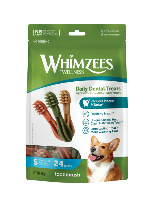 Snack Dental Whimzees Toothbrush S 24 uds.