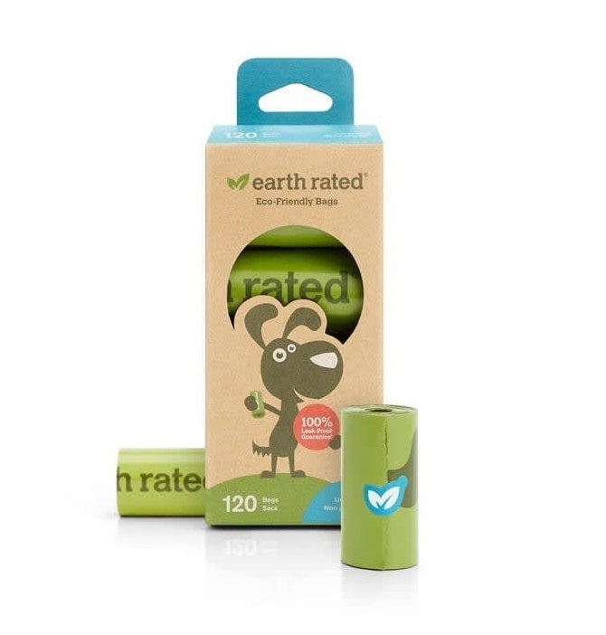 Earth Rated Rollos de recarga (8 uds. 120 bolsas de 33x22 cm)
