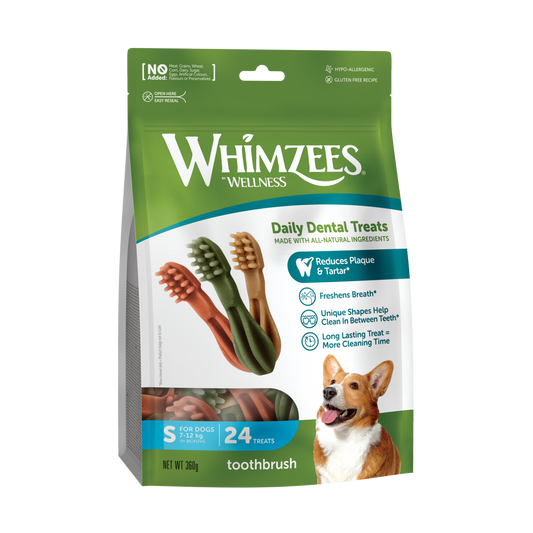 Snack Dental Whimzees Toothbrush S 24 uds.