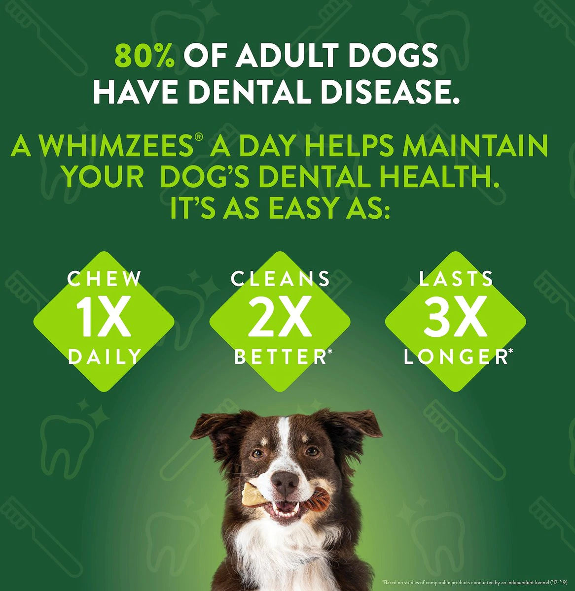 Snack Dental Whimzees Toothbrush S 14 uns